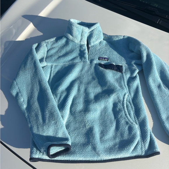 Patagonia Women's Light Blue Fleece  M - Picture 1 of 3